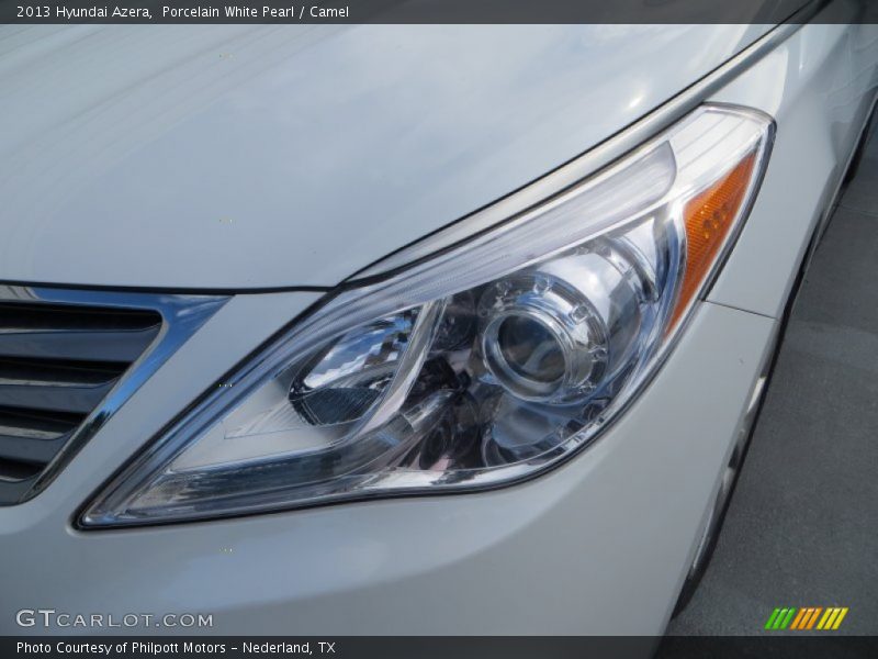Porcelain White Pearl / Camel 2013 Hyundai Azera