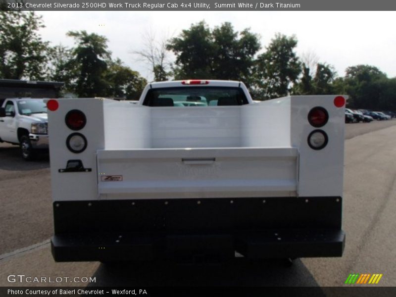 Summit White / Dark Titanium 2013 Chevrolet Silverado 2500HD Work Truck Regular Cab 4x4 Utility