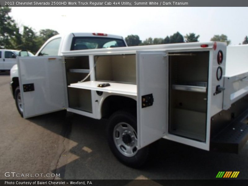 Summit White / Dark Titanium 2013 Chevrolet Silverado 2500HD Work Truck Regular Cab 4x4 Utility