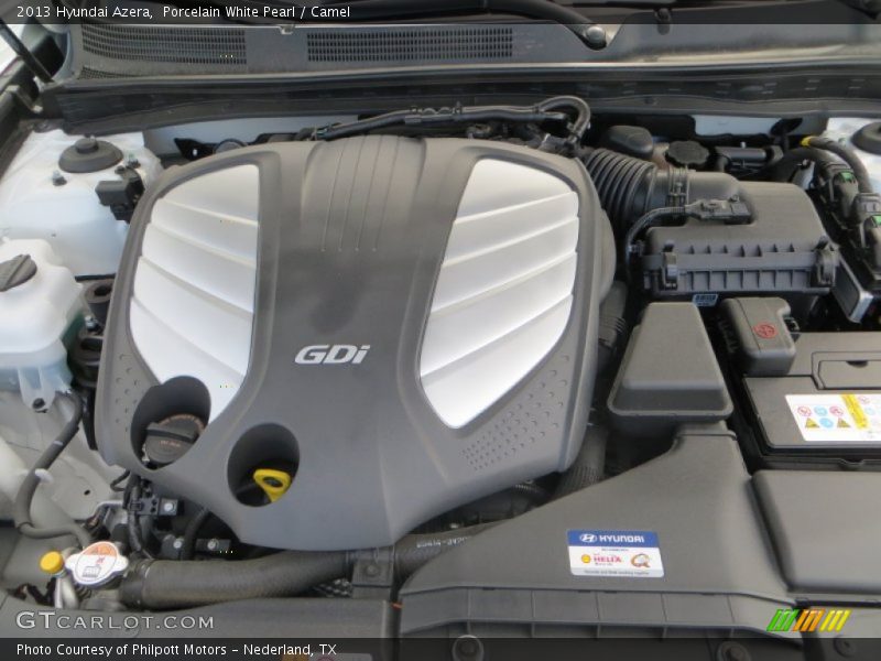 Porcelain White Pearl / Camel 2013 Hyundai Azera