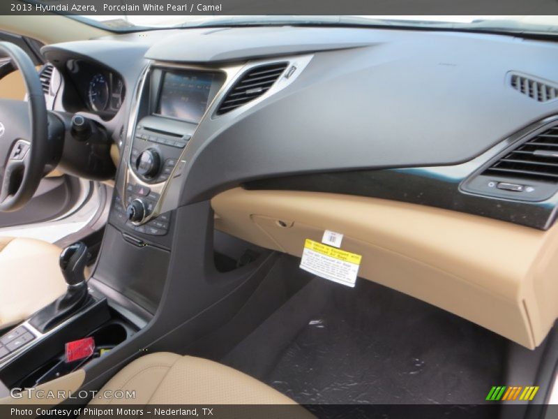 Porcelain White Pearl / Camel 2013 Hyundai Azera