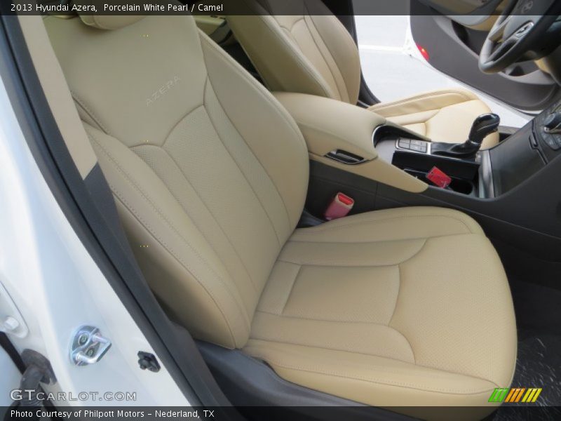 Porcelain White Pearl / Camel 2013 Hyundai Azera