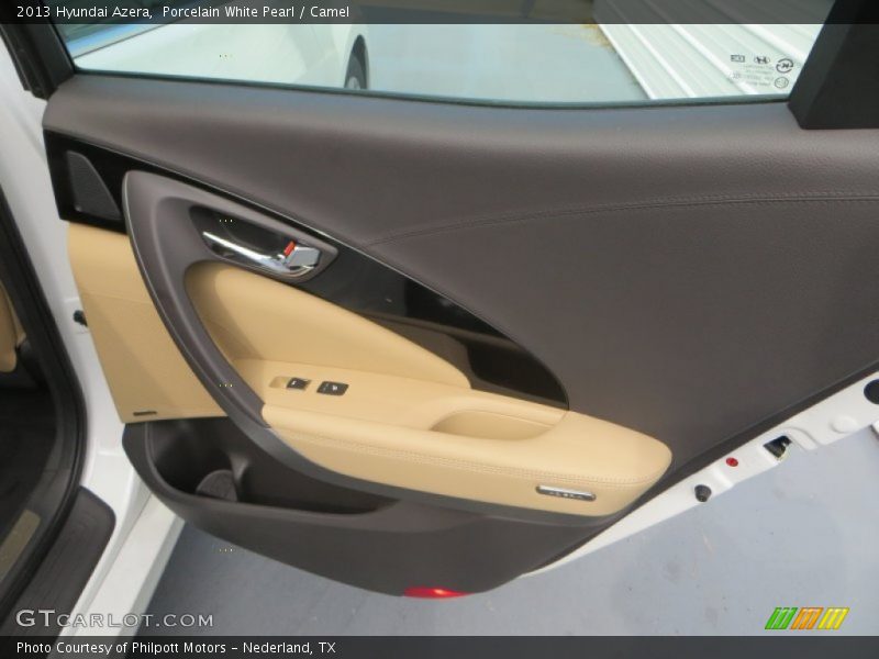 Porcelain White Pearl / Camel 2013 Hyundai Azera