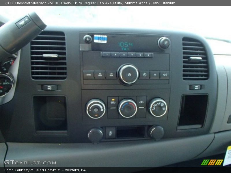 Summit White / Dark Titanium 2013 Chevrolet Silverado 2500HD Work Truck Regular Cab 4x4 Utility