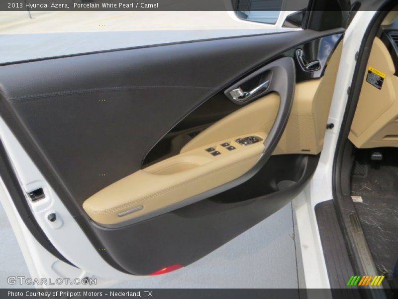 Porcelain White Pearl / Camel 2013 Hyundai Azera
