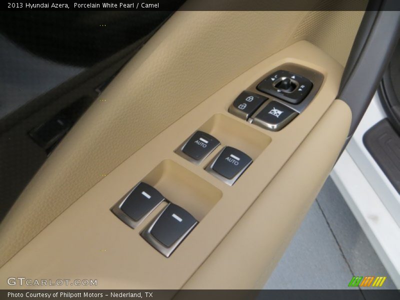 Porcelain White Pearl / Camel 2013 Hyundai Azera