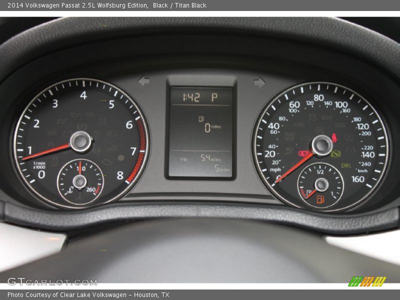 Black / Titan Black 2014 Volkswagen Passat 2.5L Wolfsburg Edition