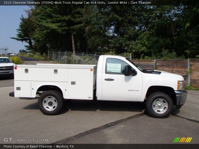  2013 Silverado 2500HD Work Truck Regular Cab 4x4 Utility Summit White