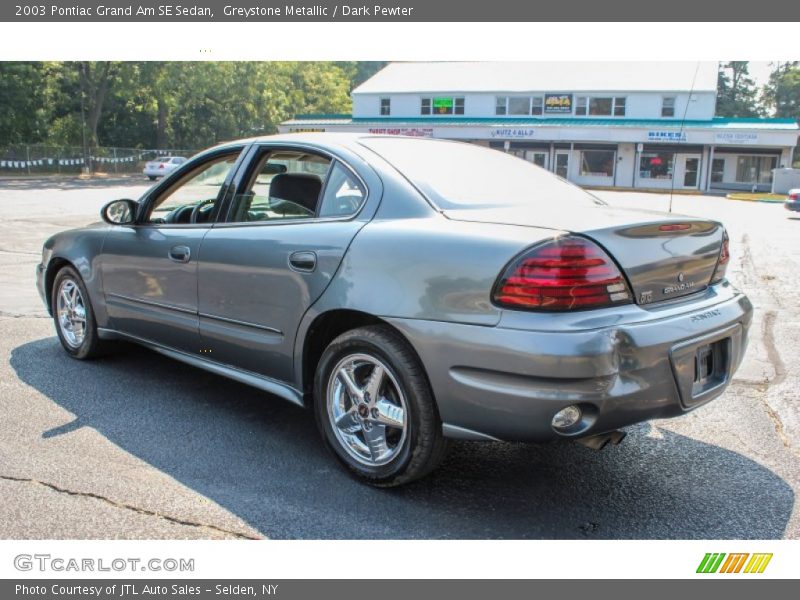 Greystone Metallic / Dark Pewter 2003 Pontiac Grand Am SE Sedan