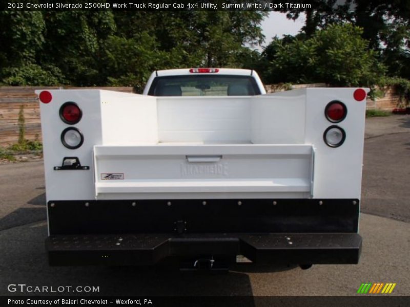 Summit White / Dark Titanium 2013 Chevrolet Silverado 2500HD Work Truck Regular Cab 4x4 Utility