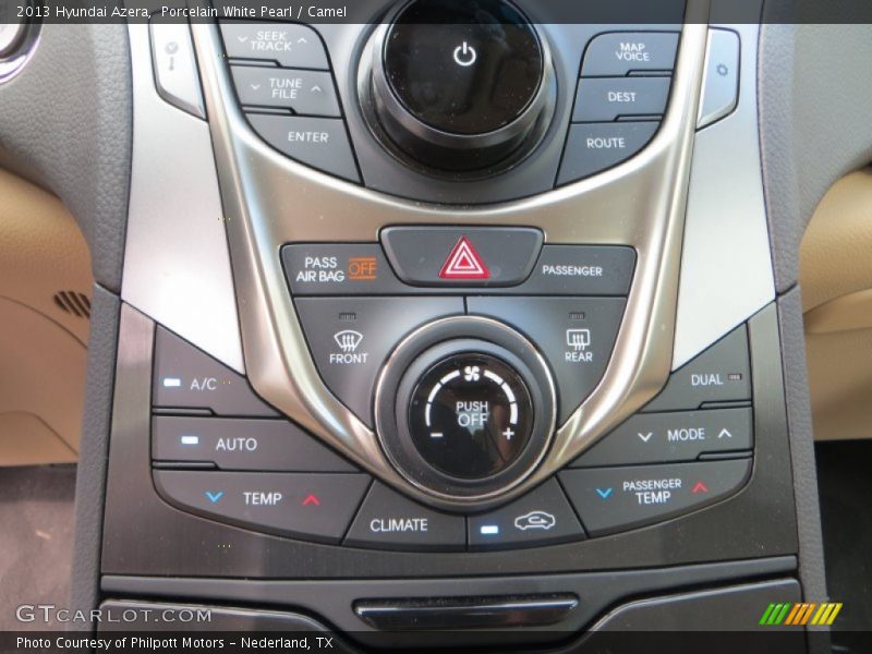 Porcelain White Pearl / Camel 2013 Hyundai Azera