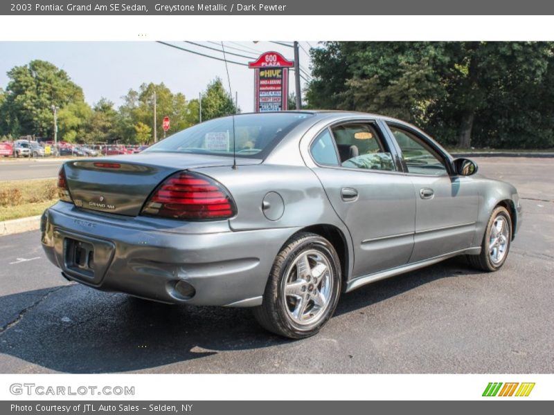 Greystone Metallic / Dark Pewter 2003 Pontiac Grand Am SE Sedan