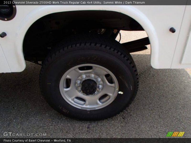 Summit White / Dark Titanium 2013 Chevrolet Silverado 2500HD Work Truck Regular Cab 4x4 Utility