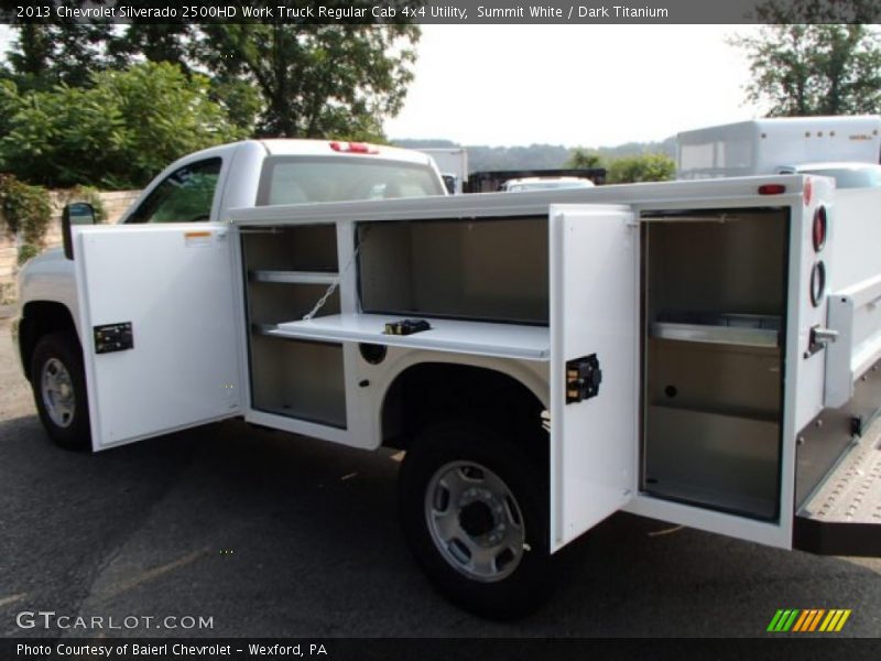 Summit White / Dark Titanium 2013 Chevrolet Silverado 2500HD Work Truck Regular Cab 4x4 Utility