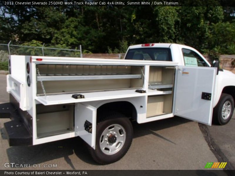 Summit White / Dark Titanium 2013 Chevrolet Silverado 2500HD Work Truck Regular Cab 4x4 Utility