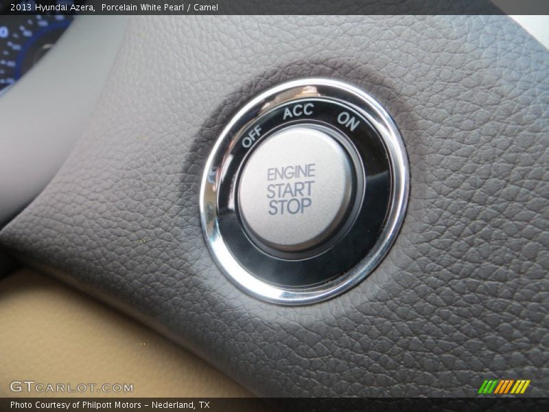 Porcelain White Pearl / Camel 2013 Hyundai Azera