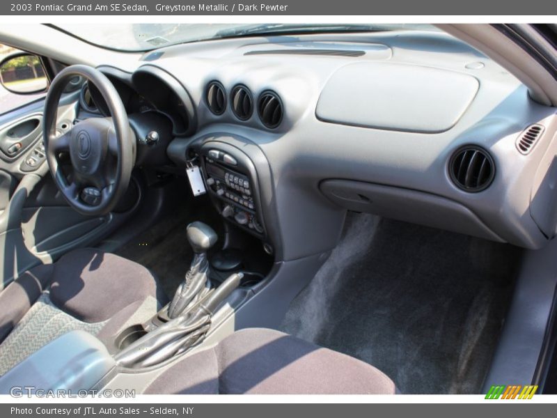Greystone Metallic / Dark Pewter 2003 Pontiac Grand Am SE Sedan