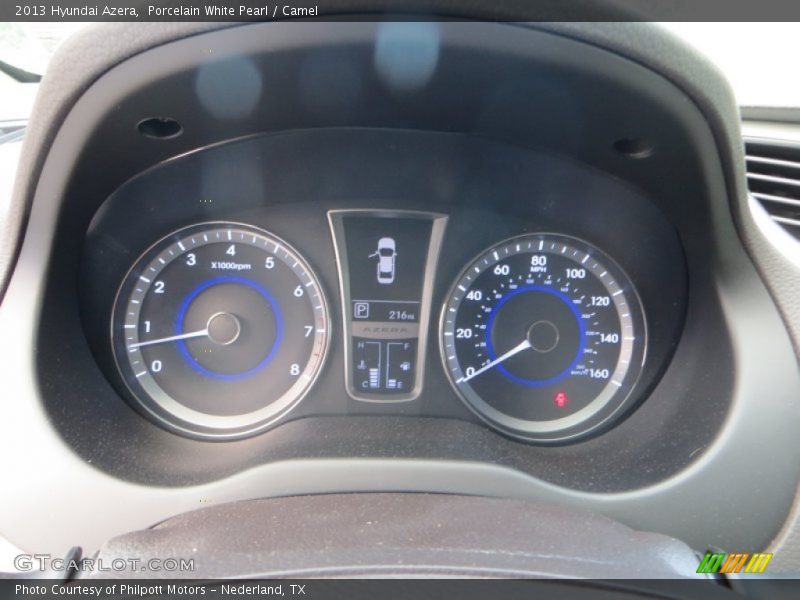 Porcelain White Pearl / Camel 2013 Hyundai Azera
