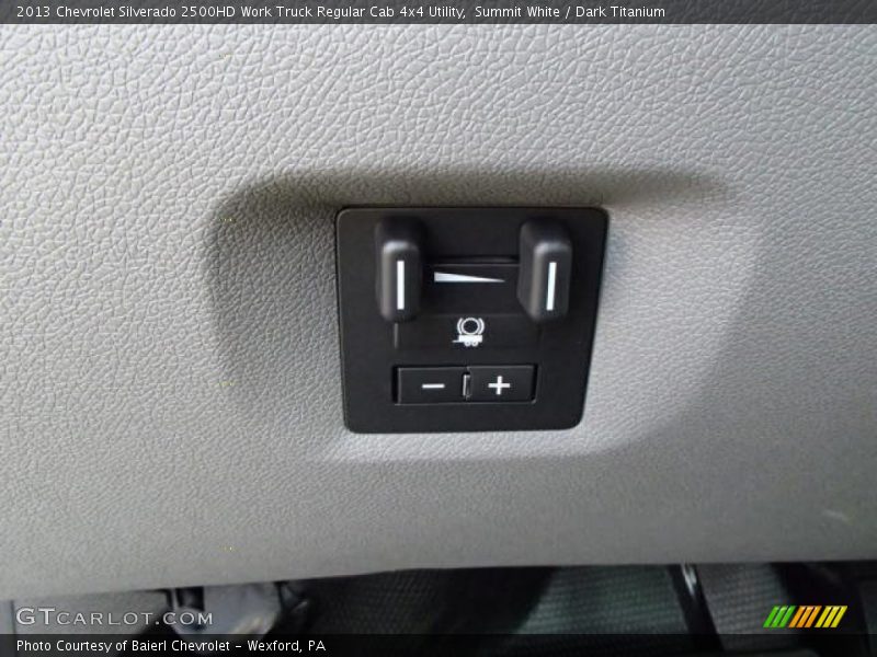 Summit White / Dark Titanium 2013 Chevrolet Silverado 2500HD Work Truck Regular Cab 4x4 Utility