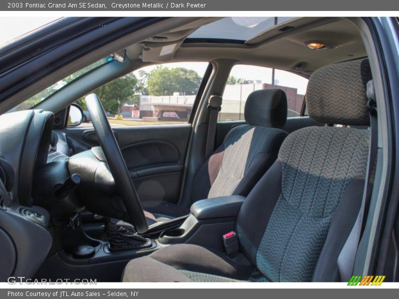 Greystone Metallic / Dark Pewter 2003 Pontiac Grand Am SE Sedan