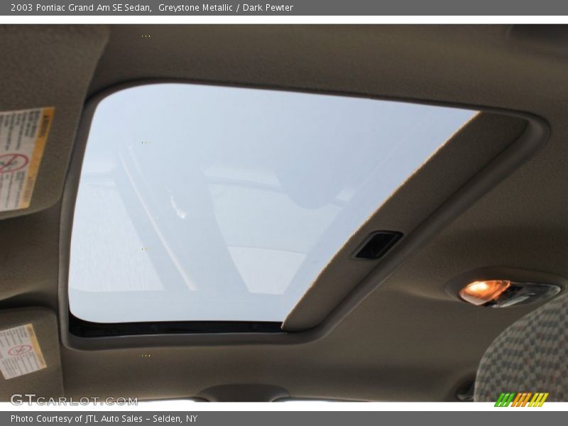 Greystone Metallic / Dark Pewter 2003 Pontiac Grand Am SE Sedan