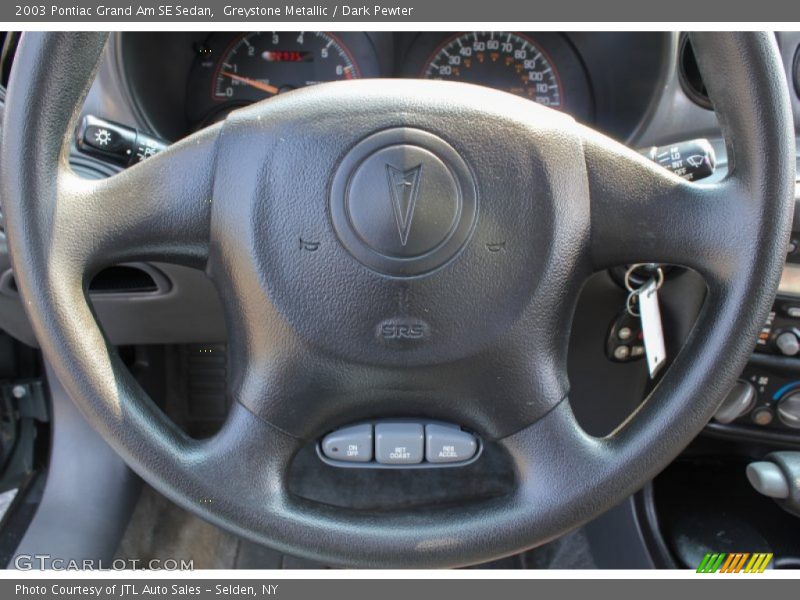 Greystone Metallic / Dark Pewter 2003 Pontiac Grand Am SE Sedan