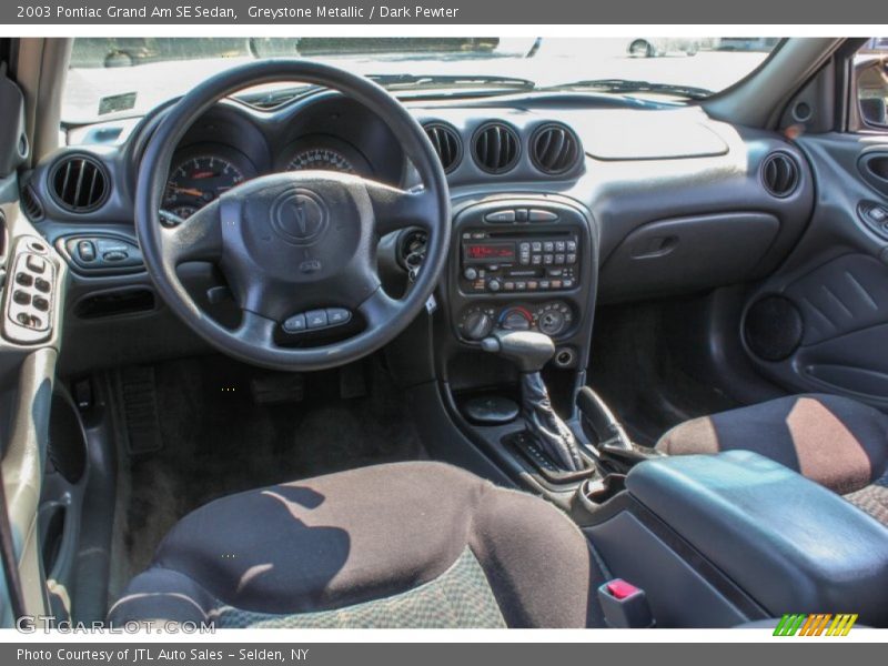 Greystone Metallic / Dark Pewter 2003 Pontiac Grand Am SE Sedan