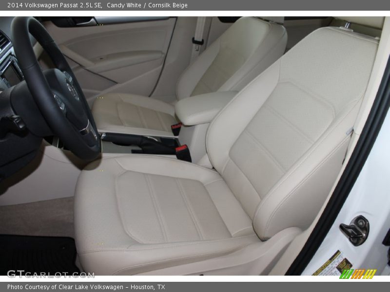 Candy White / Cornsilk Beige 2014 Volkswagen Passat 2.5L SE
