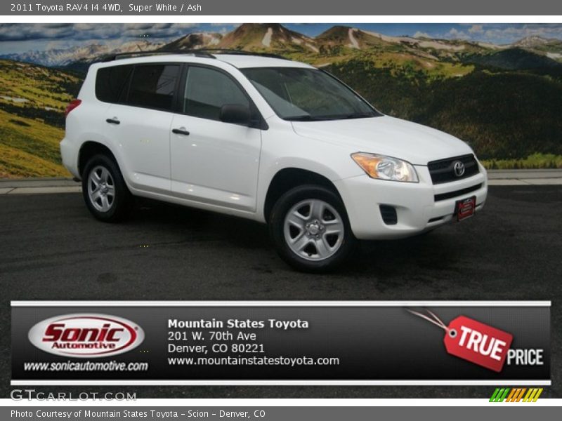 Super White / Ash 2011 Toyota RAV4 I4 4WD
