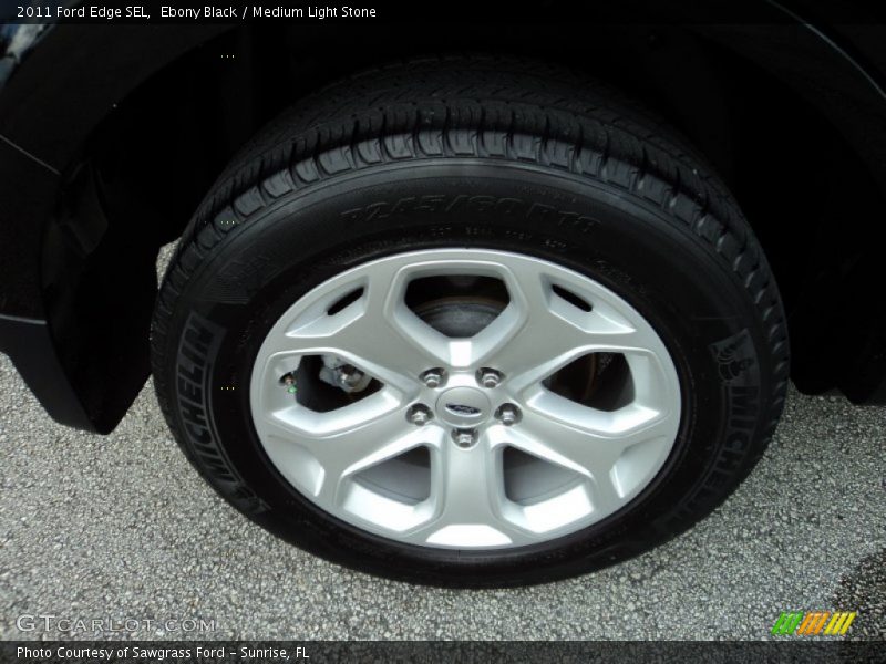 Ebony Black / Medium Light Stone 2011 Ford Edge SEL