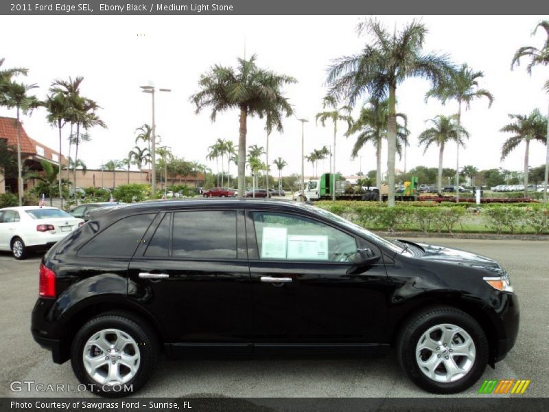 Ebony Black / Medium Light Stone 2011 Ford Edge SEL