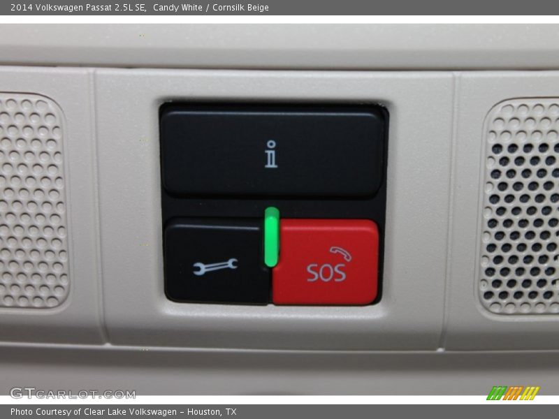 Candy White / Cornsilk Beige 2014 Volkswagen Passat 2.5L SE