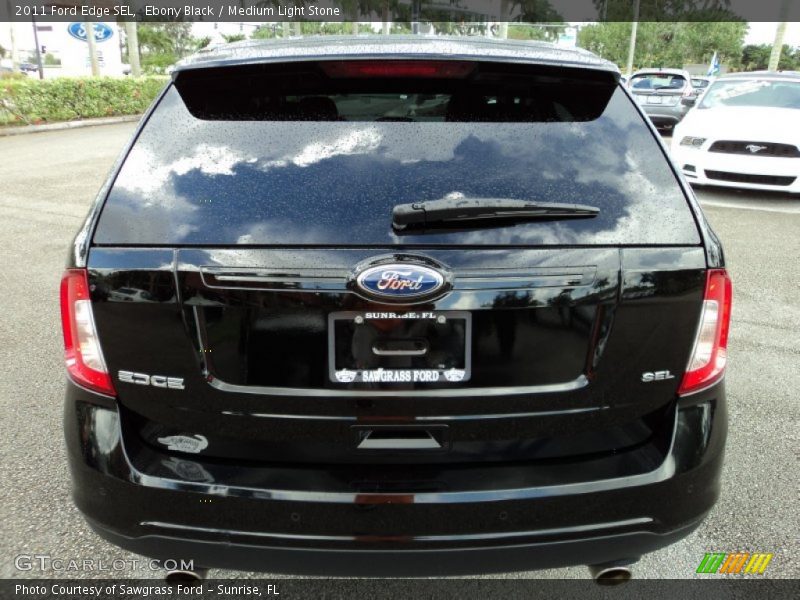 Ebony Black / Medium Light Stone 2011 Ford Edge SEL