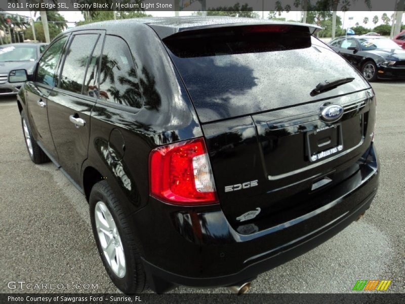 Ebony Black / Medium Light Stone 2011 Ford Edge SEL