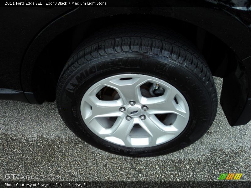 Ebony Black / Medium Light Stone 2011 Ford Edge SEL