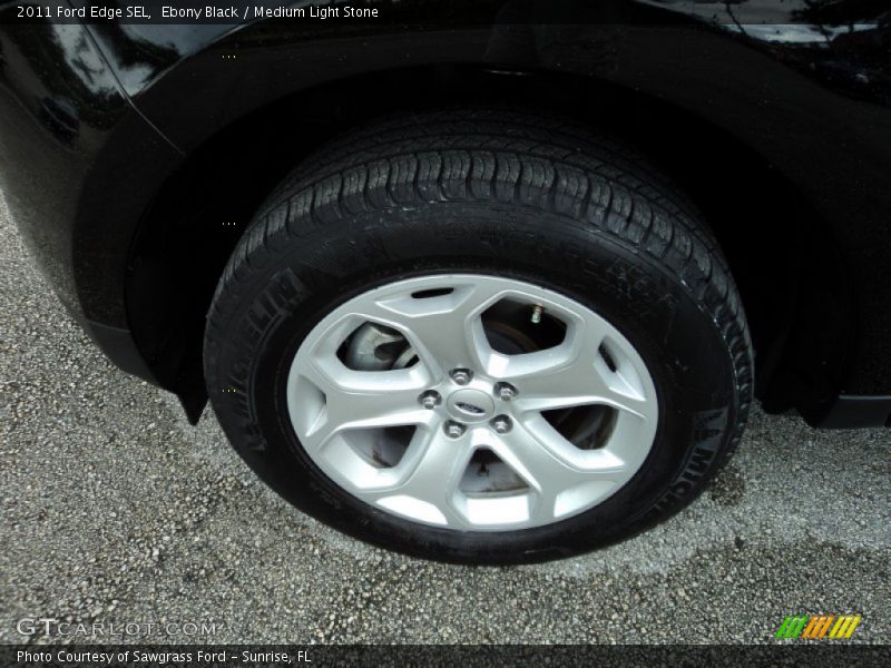 Ebony Black / Medium Light Stone 2011 Ford Edge SEL