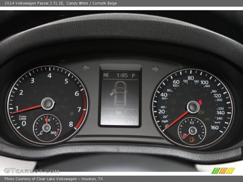 Candy White / Cornsilk Beige 2014 Volkswagen Passat 2.5L SE