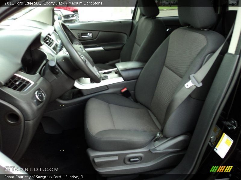 Ebony Black / Medium Light Stone 2011 Ford Edge SEL