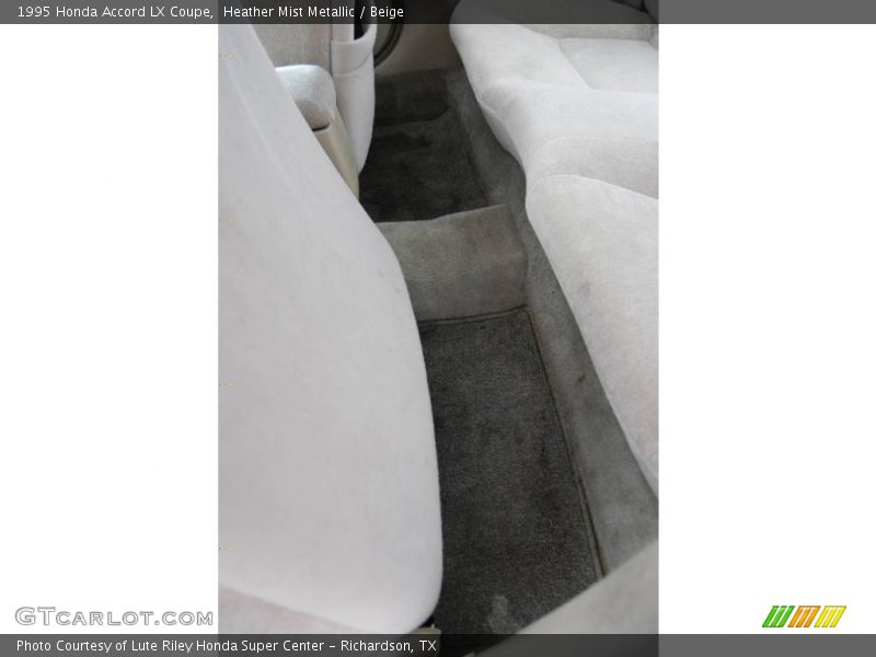 Heather Mist Metallic / Beige 1995 Honda Accord LX Coupe