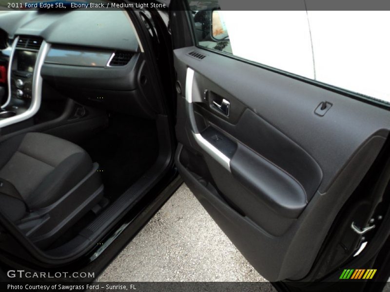 Ebony Black / Medium Light Stone 2011 Ford Edge SEL