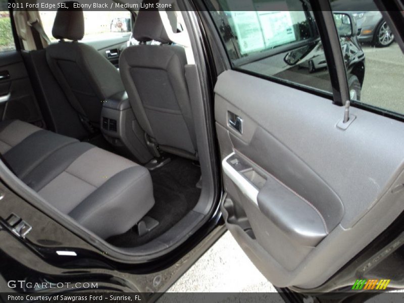 Ebony Black / Medium Light Stone 2011 Ford Edge SEL