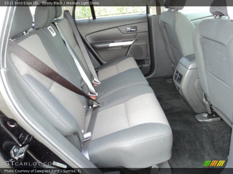 Ebony Black / Medium Light Stone 2011 Ford Edge SEL
