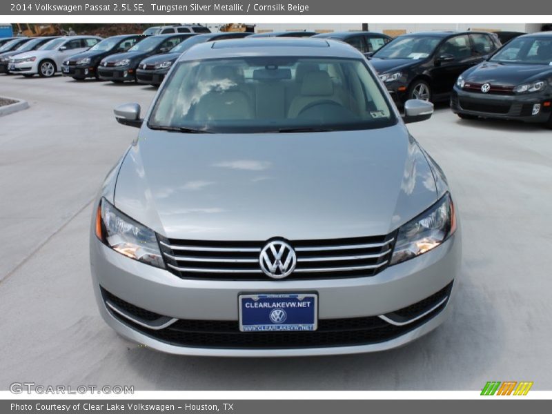 Tungsten Silver Metallic / Cornsilk Beige 2014 Volkswagen Passat 2.5L SE