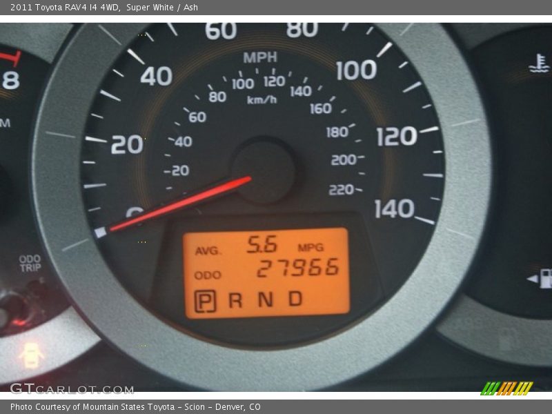 Super White / Ash 2011 Toyota RAV4 I4 4WD