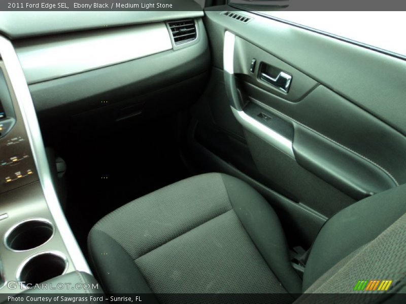 Ebony Black / Medium Light Stone 2011 Ford Edge SEL