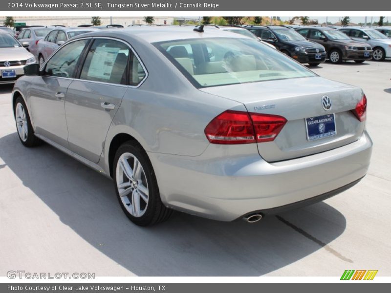 Tungsten Silver Metallic / Cornsilk Beige 2014 Volkswagen Passat 2.5L SE