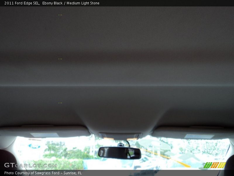 Ebony Black / Medium Light Stone 2011 Ford Edge SEL