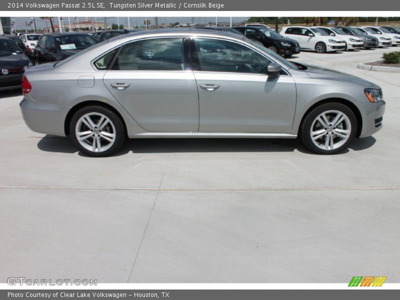 Tungsten Silver Metallic / Cornsilk Beige 2014 Volkswagen Passat 2.5L SE