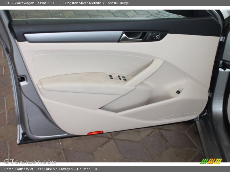 Tungsten Silver Metallic / Cornsilk Beige 2014 Volkswagen Passat 2.5L SE