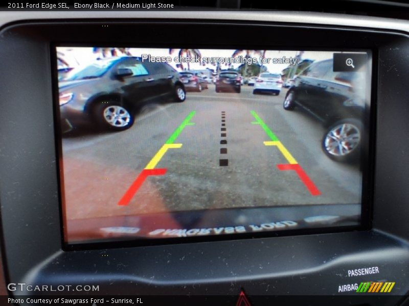 Ebony Black / Medium Light Stone 2011 Ford Edge SEL